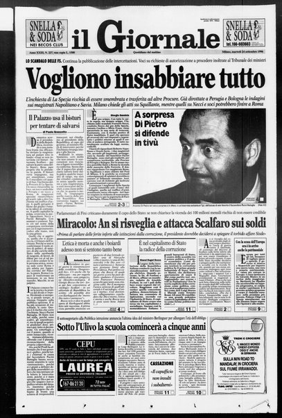 Il giornale : quotidiano del mattino